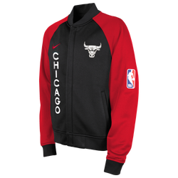 Boys' Grade School - Nike Bulls Dri-FIT CE Showtime Full-Zip Jacket - Black/Multi