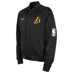 Boys' Grade School - Nike Lakers Dri-FIT CE Showtime Full-Zip Jacket - Black/Multi