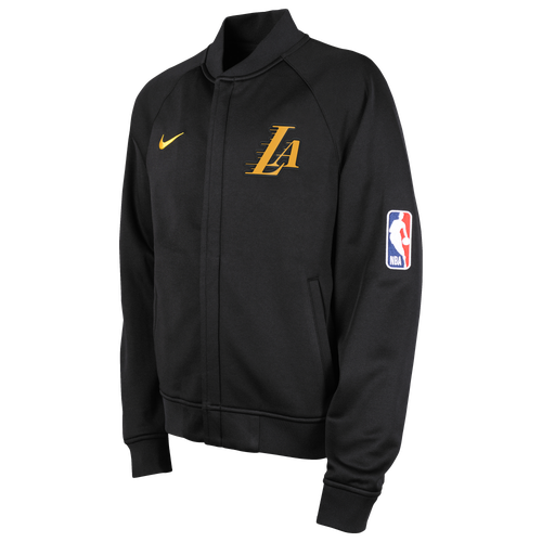 

Boys NBA NBA Lakers Dri-FIT CE Showtime Full-Zip Jacket - Boys' Grade School Black/Multi Size L