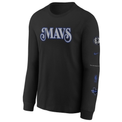 Boys' Grade School - Nike Mavericks ES CE Max 90 Long Sleeve T-Shirt - Multi/Black