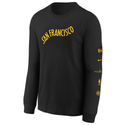 Boys' Grade School - Nike Warriors ES CE Max 90 Long Sleeve T-Shirt - Multi/Black