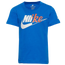 Nike Futura Split Script T-Shirt - Boys' Preschool Blue/Blue
