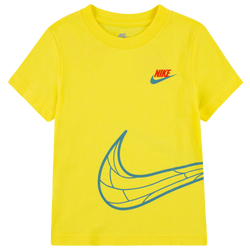 Boys' Toddler - Nike Swoosh Fly Wings Short Sleeve T-Shirt - Opti Yellow/Red