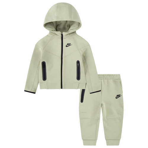 

Boys Nike Nike NKN Tech Fleece Set - Boys' Toddler Olive Aura/Black Size 2T