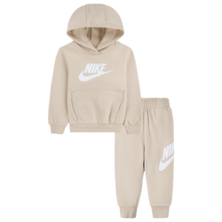 Boys' Toddler - Nike NSW Club Fleece Set - Brown/Brown