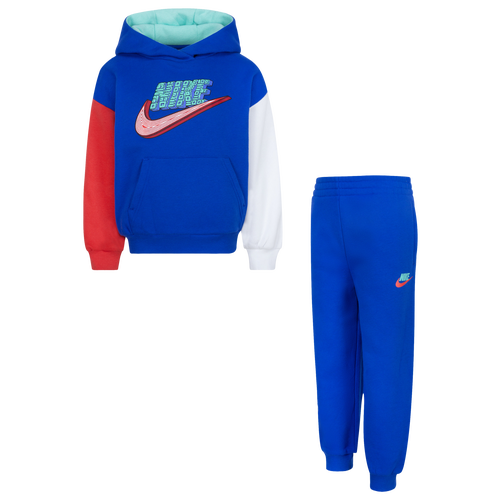 Shop Nike Boys   Nsw Best Foot Forward Pullover In Game Royal/game Royal