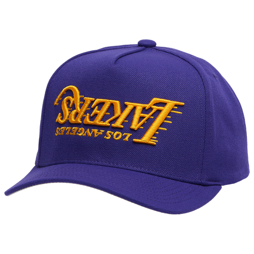 Mitchell & Ness Mens Los Angeles Lakers  Lakers Upside Prosnap Cap In Purple/purple