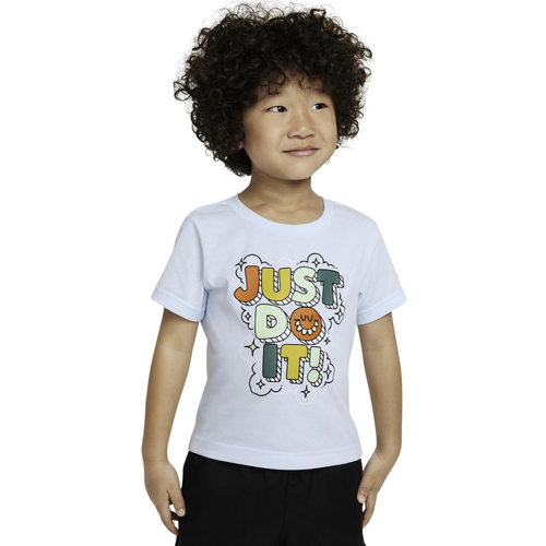 BOYS - Nike Bubble JDI T-Shirt - Multi/Blue
