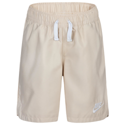 Boys' Preschool - Nike LBR Woven Shorts - Brown/White