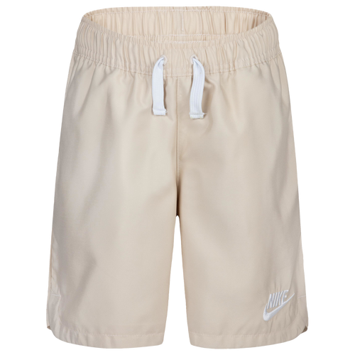 Shop Nike Boys Preschool   Lbr Woven Shorts In Brown/white