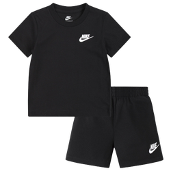 Boys' Toddler - Nike Club LBR Knit Shorts Set - Black/White
