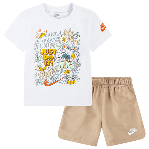 

Nike Boys Nike NSW Doodlevision Set - Boys' Toddler Brown/Brown Size 4T