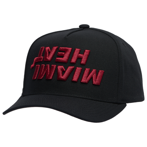 Mitchell & Ness Miami Heat  Heat Upside Prosnap Cap In Black