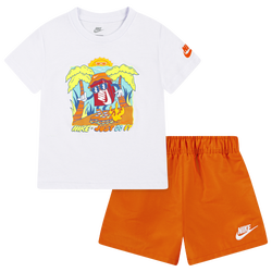 Boys' Toddler - Nike NSW Boxy Woven Short Set - Safety/White