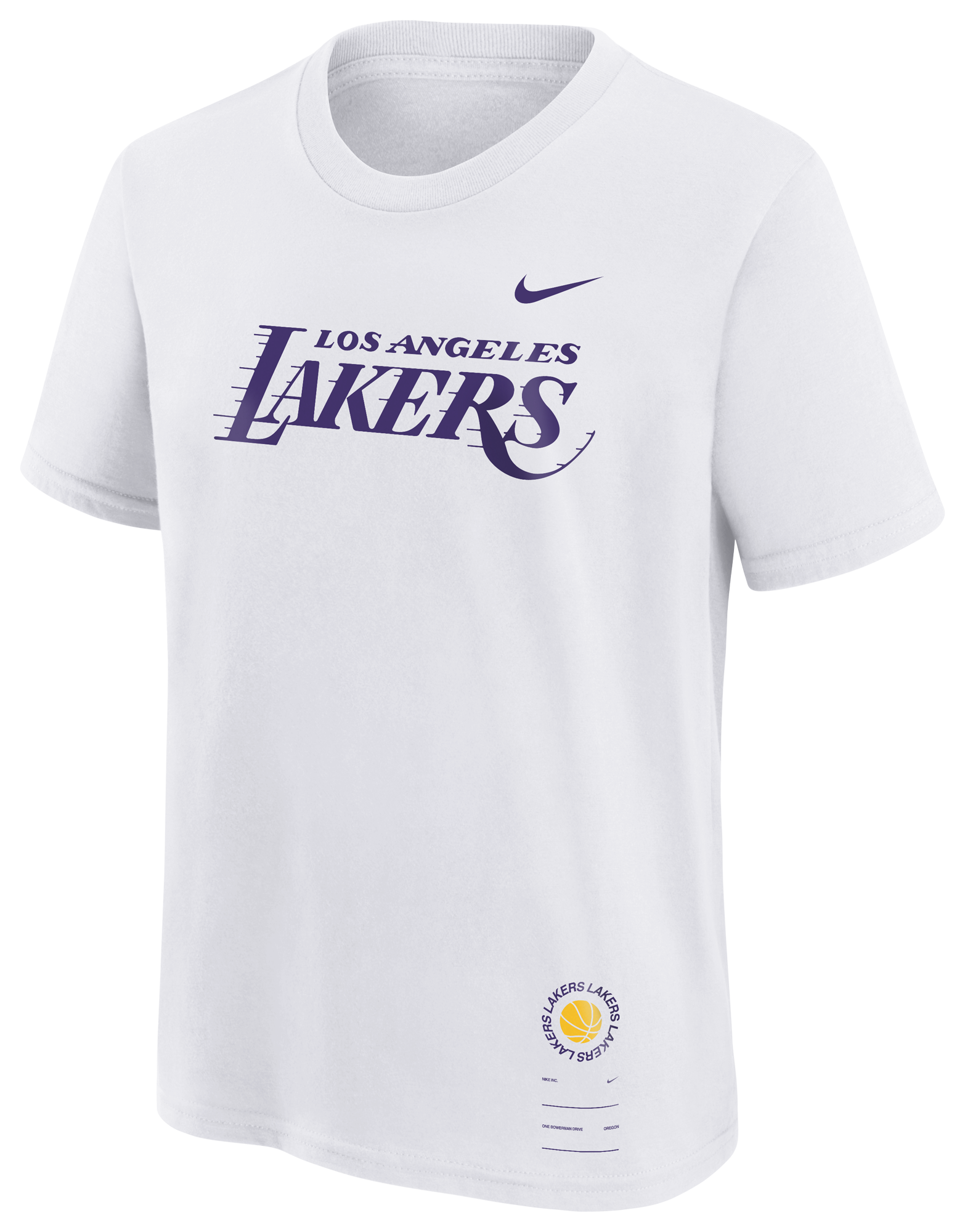 Youth Los Angeles Lakers Nike Purple Essential Practice T-Shirt