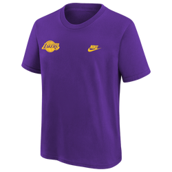 Boys' Grade School - Nike Lakers Essential Club T-Shirt - Court Purple/Gold