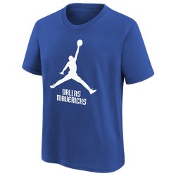 Boys' Grade School - Jordan Mavericks Essential Jumpman T-Shirt - White/Game Royal