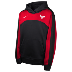 Boys' Grade School - Nike Bulls TF Start5 Hoodie GX - Black/Black