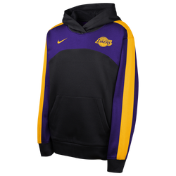 Boys' Grade School - Nike Lakers TF Start5 Hoodie GX - Black/Black