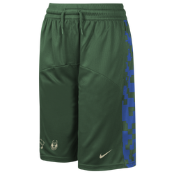 Boys' Grade School - Nike Bucks Dri-FIT Start5 Short CS GX - Green/Green