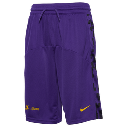 Boys' Grade School - Nike Lakers Dri-FIT Start5 Shorts CS GX - Purple/Purple