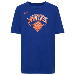 Boys' Grade School - Nike Knicks Essential S/S Cc T-Shirt - Blue/Blue