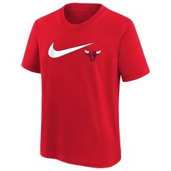 Boys' Grade School - Nike Bulls Essential Swoosh S/S T-Shirt - Red/Red