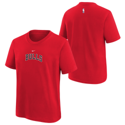 Boys' Grade School - Nike Bulls Wordmark Short Sleeve T-Shirt - University Red