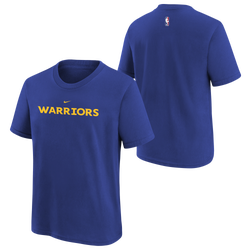 Boys' Grade School - Nike Warriors Wordmark Short Sleeve T-Shirt - Rush Blue