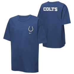 Boys' Grade School - Nike Colts NFL Rival Short Sleeve T-Shirt - Grey