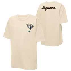 Boys' Grade School - Nike Jaguars NFL Rival Short Sleeve T-Shirt - Beige