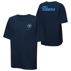 Boys' Grade School - Nike Titans NFL Rival Short Sleeve T-Shirt - Navy