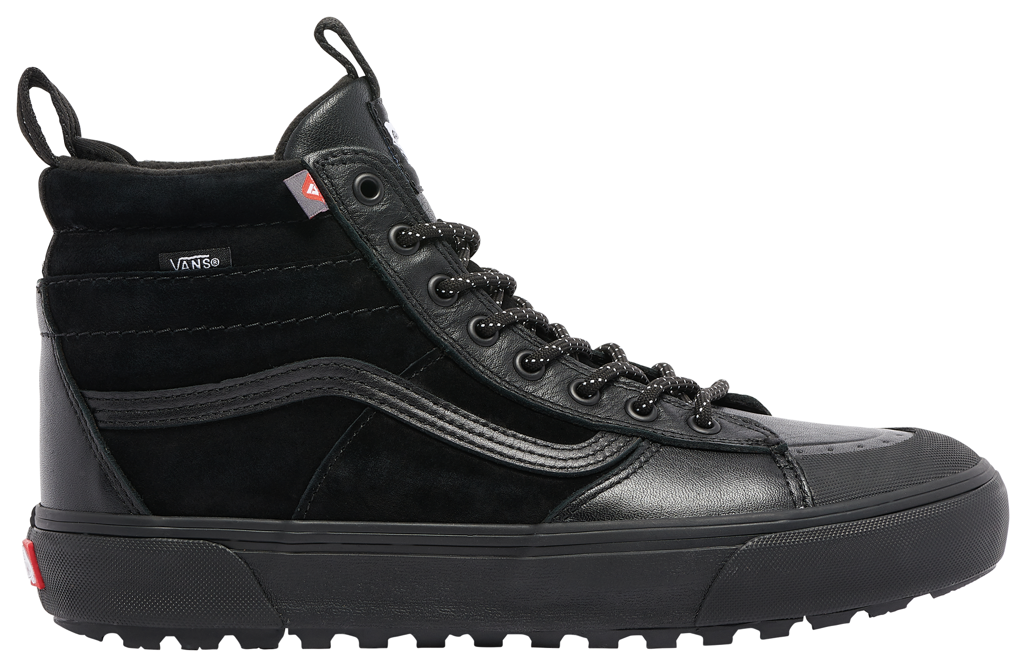 All black vans high top clearance footlocker