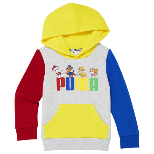 

Boys Preschool PUMA PUMA Paw Patrol Colorblock Fleece Hoodie - Boys' Preschool Multi/Grey Size 4