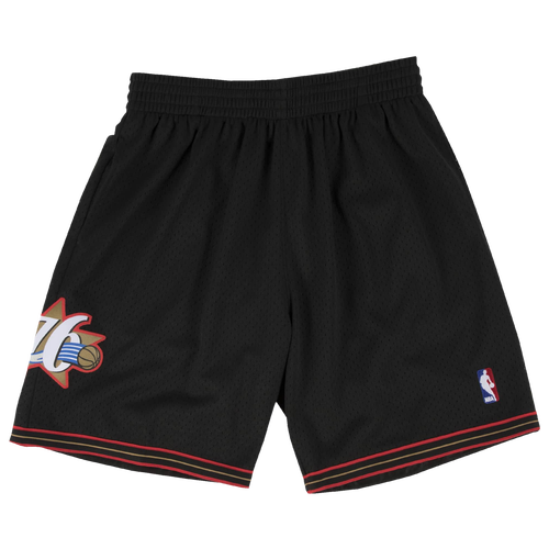 

Mitchell & Ness Mens Philadelphia 76ers Mitchell & Ness 76ers Shorts - Mens Black Size L