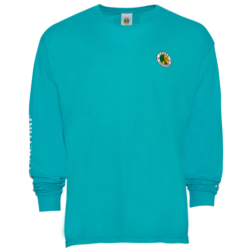 

Cross Colours Mens Cross Colours Peace Circle Logo Long Sleeve T-Shirt - Mens Mint Green/Multi Size M