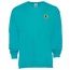 Cross Colours Peace Circle Logo Long Sleeve T-Shirt - Men's Mint Green/Multi