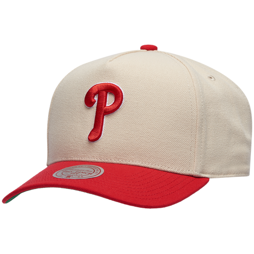 Mitchell & Ness Philadelphia Phillies  Phillies Off White Pro Pinch Cap In Multi