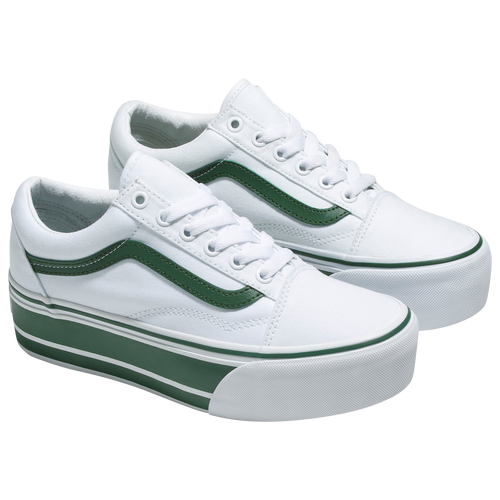 

Vans Womens Vans Old Skool Stackform - Womens Shoes Green/White Size 06.0