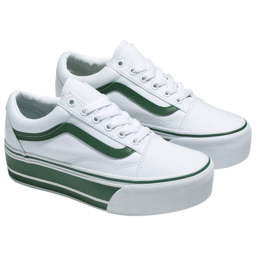 Vans Old Skool Stackform Sneaker In Green/white