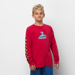 Boys' Grade School - Vans Crayola Crayon LS T-Shirt - Red/Red