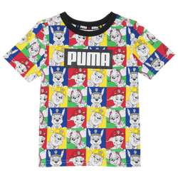 Boys' Preschool - PUMA Paw Patrol AOP Checkered T-Shirt - Multi/Multi