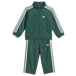 Boys' Toddler - adidas Originals Firebird Track Suit  - Collegiate Green/White