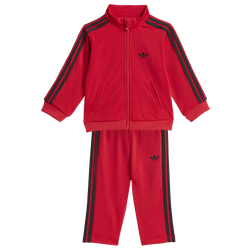 Boys' Toddler - adidas Originals Firebird Track Suit  - Better Scarlet/White