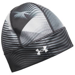 Men's - Under Armour Velociti Storm Beanie - Reflective/White/Black