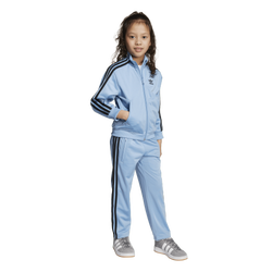 Girls' Preschool - adidas Originals Adicolor Firebird Tracksuit  - Ash Blue/Navy
