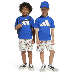 Boys' Preschool - adidas LK Printed Set  - Team Royal/White/Black
