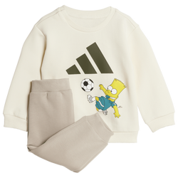 Garçons, bambin - adidas Pantalon de jogging The Simpsons - Blanc crème/Multi