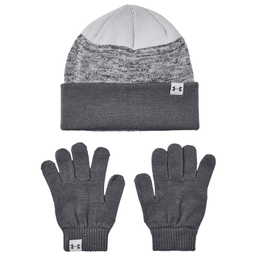 

Boys Under Armour Under Armour Beanie & Glove Combo - Boys' Grade School Pitch Gray/Halo Gray/Pitch Gray Size One Size