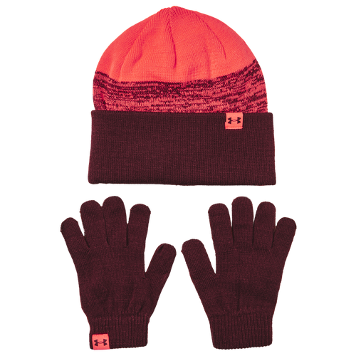 

Boys Under Armour Under Armour Beanie & Glove Combo - Boys' Grade School Dark Maroon/Beta/Dark Maroon Size One Size